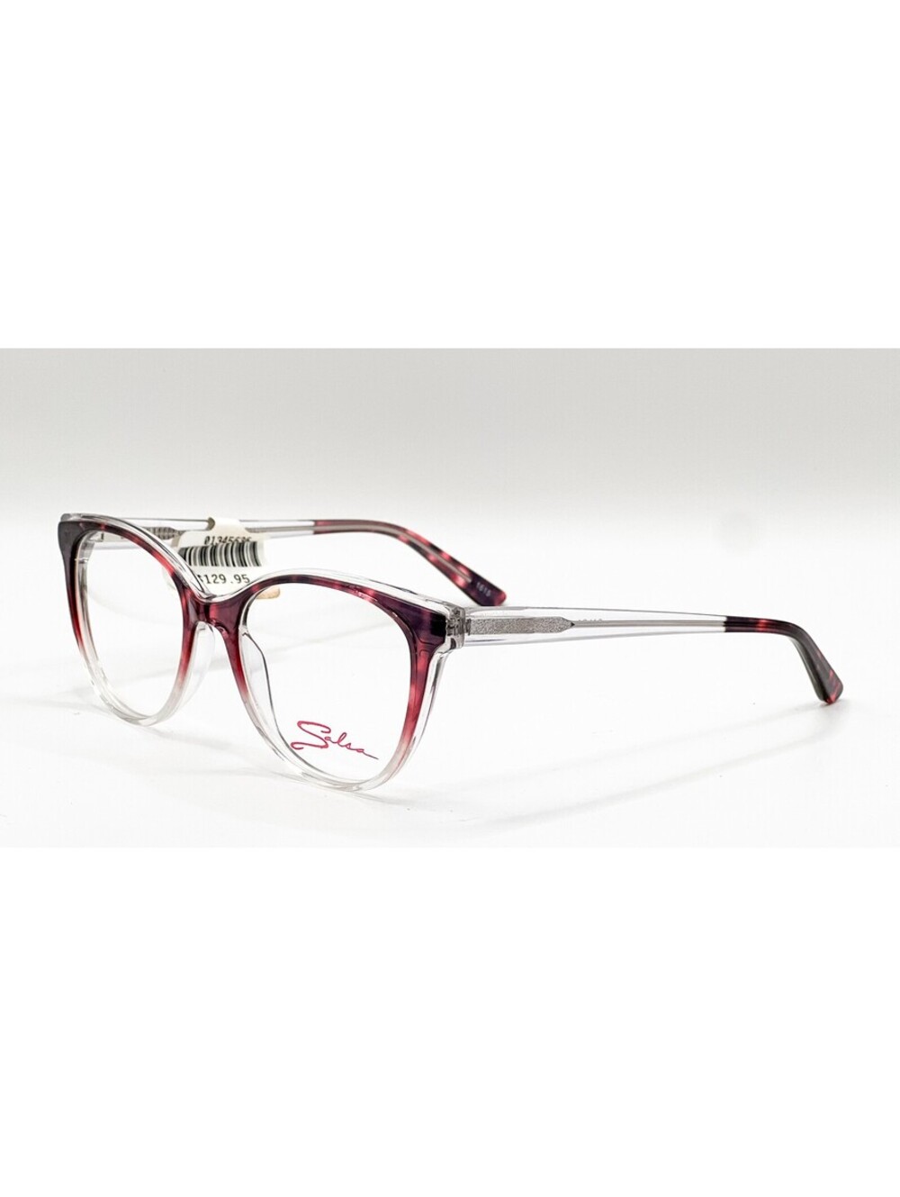 Salsa SA 9002 Pink Clear Tortoise Round Authentic Eyeglass Frames 51-17